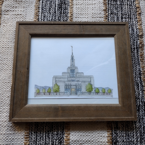 Beautiful Drawing of Salt lake City Temple - Picture 2 of 6